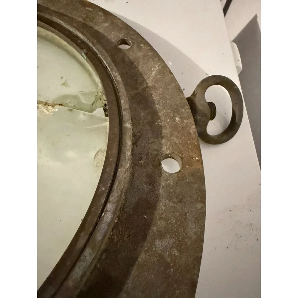 Authentic Antique Brass Ship Porthole 16